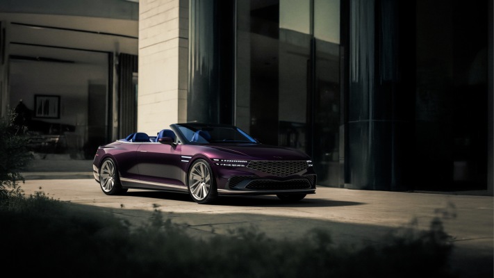 Genesis X Gran Convertible Concept 2025. Desktop wallpaper