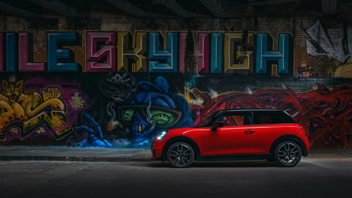 MINI John Cooper Works UK Version 2025. Desktop wallpaper