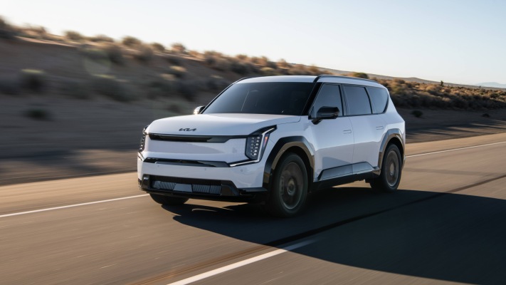 Kia EV9 Nightfall Edition 2026. Desktop wallpaper