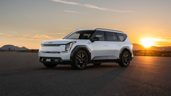 Kia EV9 Nightfall Edition 2026. Desktop wallpaper