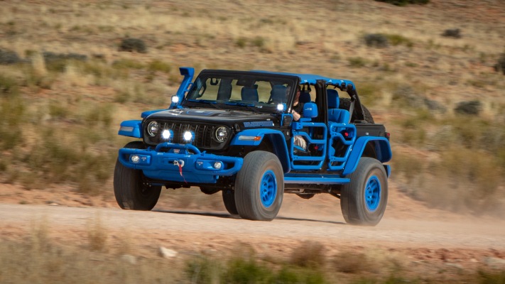 Jeep Wrangler 4xe Blueprint Concept 2025. Desktop wallpaper
