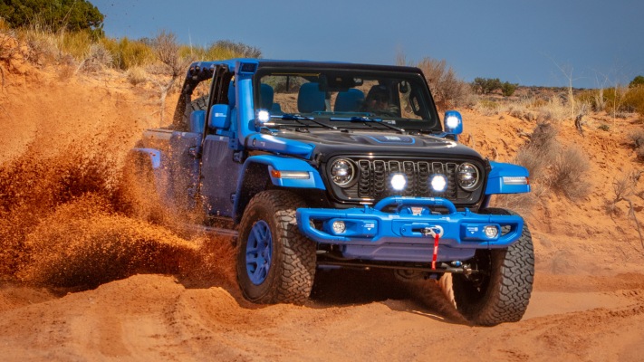 Jeep Wrangler 4xe Blueprint Concept 2025. Desktop wallpaper