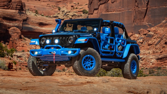 Jeep Wrangler 4xe Blueprint Concept 2025. Desktop wallpaper