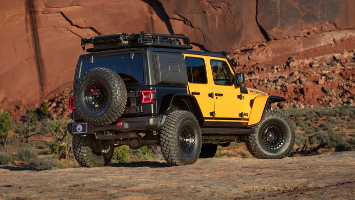Jeep Wrangler 4xe Sunchaser Concept 2025. Desktop wallpaper
