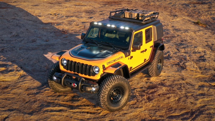 Jeep Wrangler 4xe Sunchaser Concept 2025. Desktop wallpaper