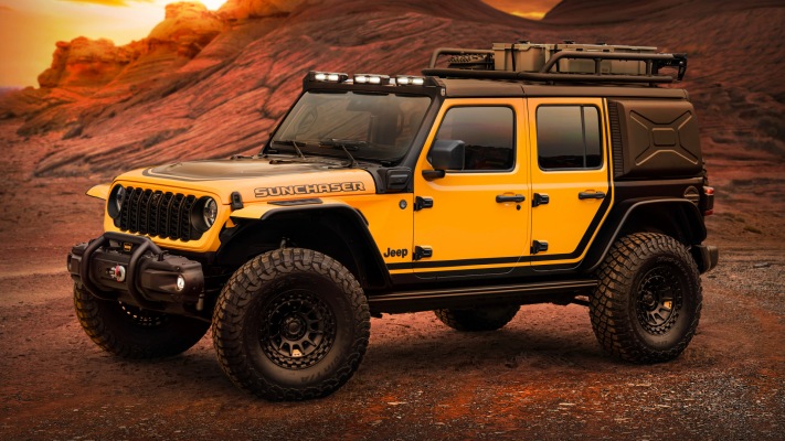 Jeep Wrangler 4xe Sunchaser Concept 2025. Desktop wallpaper