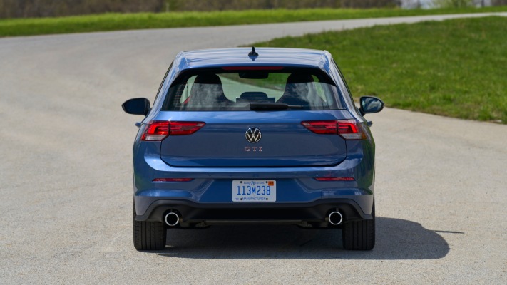 Volkswagen Golf GTI SE USA Version 2025. Desktop wallpaper