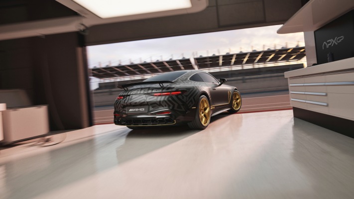 Mercedes-AMG GT APXGP Edition 2025. Desktop wallpaper