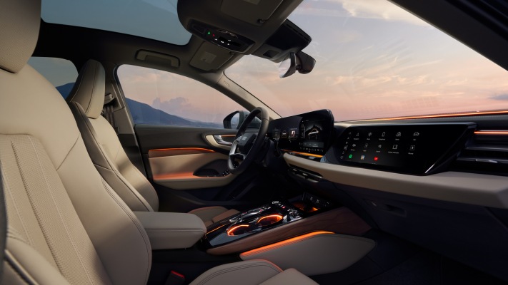 Audi A5 Sedan USA Version 2025. Desktop wallpaper