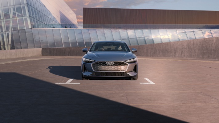 Audi A5 Sedan USA Version 2025. Desktop wallpaper