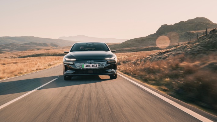 Audi A6 Sportback e-tron Performance UK Version 2025. Desktop wallpaper