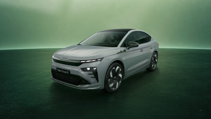 Skoda Enyaq Coupé RS 2026. Desktop wallpaper