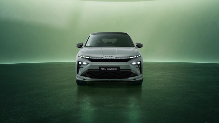 Skoda Enyaq Coupé RS 2026. Desktop wallpaper