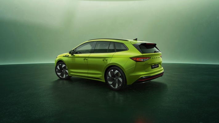 Skoda Enyaq RS 2026. Desktop wallpaper