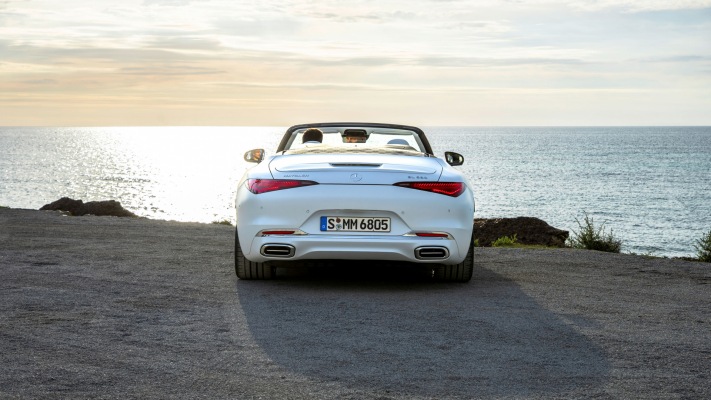 Mercedes-Maybach SL 680 Monogram 2025. Desktop wallpaper