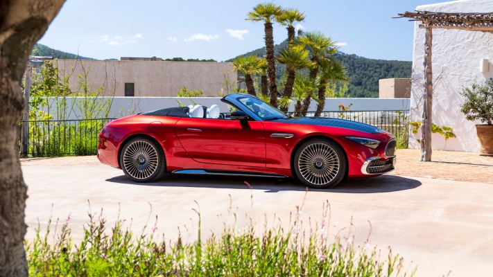 Mercedes-Maybach SL 680 Monogram 2025. Desktop wallpaper