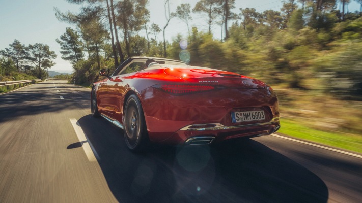 Mercedes-Maybach SL 680 Monogram 2025. Desktop wallpaper