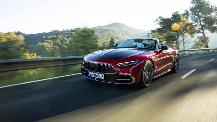 Mercedes-Maybach SL 680 Monogram 2025. Desktop wallpaper