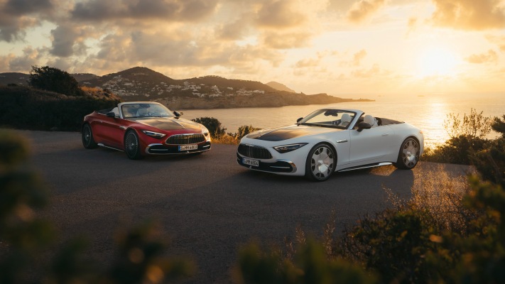 Mercedes-Maybach SL 680 Monogram 2025. Desktop wallpaper