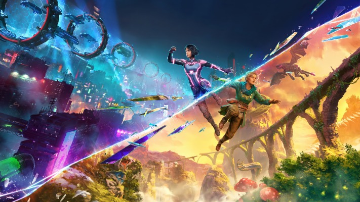 Split Fiction. Desktop wallpaper