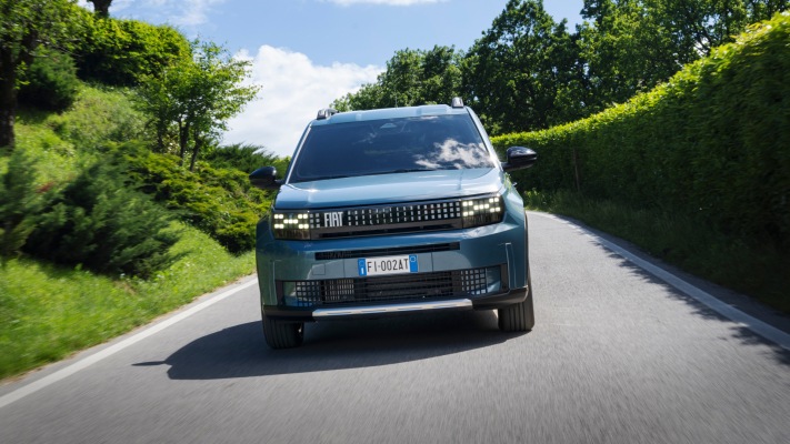 Fiat Grande Panda Hybrid Icon 2025. Desktop wallpaper