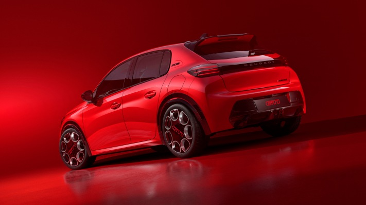 Peugeot e-208 GTi 2026. Desktop wallpaper