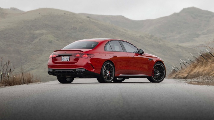 Mercedes-AMG E 53 Hybrid USA Version 2025. Desktop wallpaper