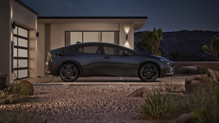 Toyota Prius Plug-in Hybrid Nightshade Edition USA Version 2026. Desktop wallpaper