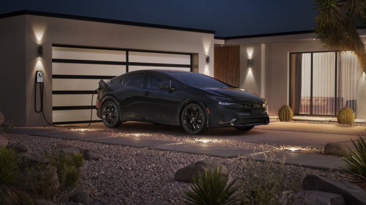 Toyota Prius Plug-in Hybrid Nightshade Edition USA Version 2026. Desktop wallpaper
