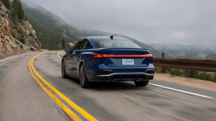 Audi S5 USA Version 2025. Desktop wallpaper
