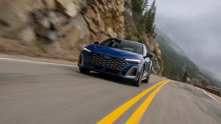 Audi S5 USA Version 2025. Desktop wallpaper