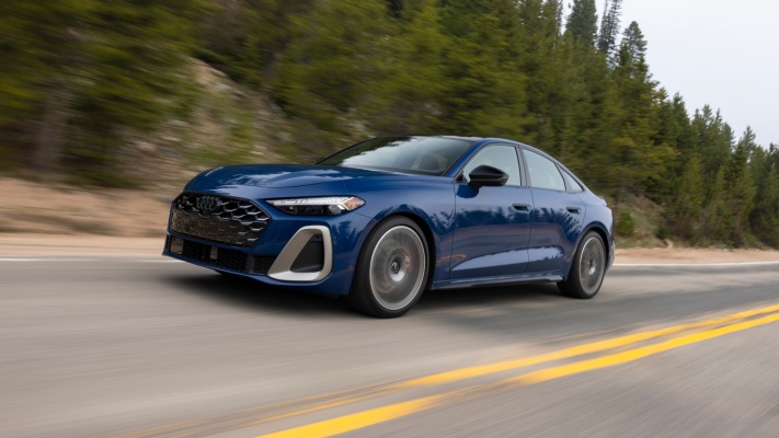 Audi S5 USA Version 2025. Desktop wallpaper