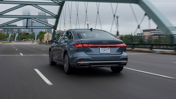 Audi A5 USA Version 2025. Desktop wallpaper