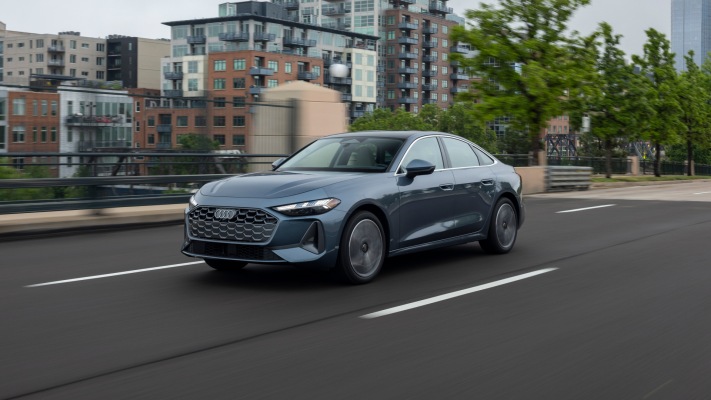 Audi A5 USA Version 2025. Desktop wallpaper