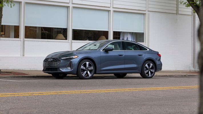 Audi A5 USA Version 2025. Desktop wallpaper