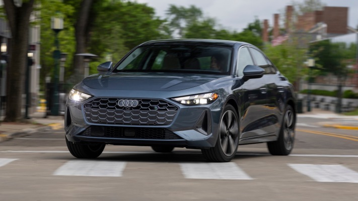 Audi A5 USA Version 2025. Desktop wallpaper