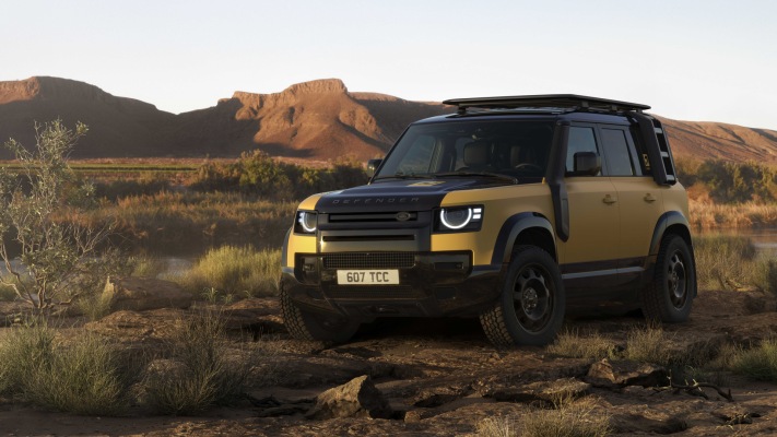 Land Rover Defender 110 Trophy Edition 2026. Desktop wallpaper