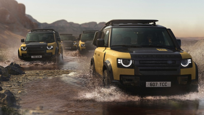 Land Rover Defender 110 Trophy Edition 2026. Desktop wallpaper