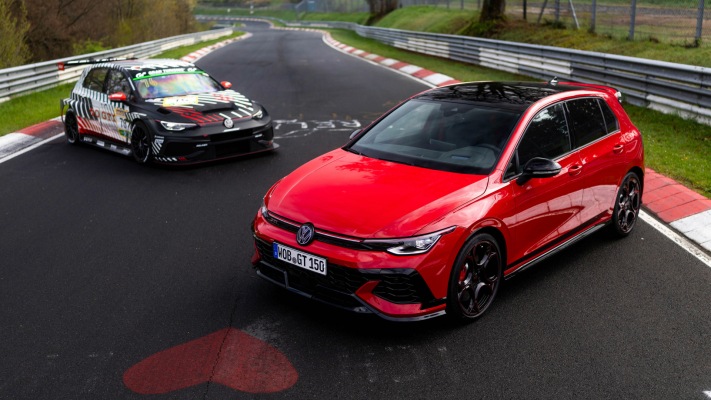 Volkswagen Golf GTI Edition 50 2025. Desktop wallpaper