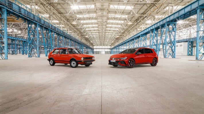 Volkswagen Golf GTI Edition 50 2025. Desktop wallpaper