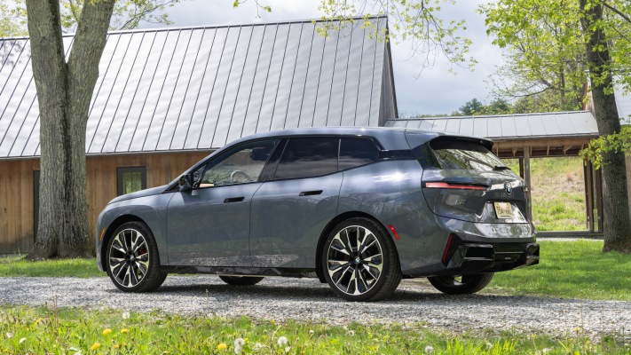 BMW iX M70 xDrive USA Version 2026. Desktop wallpaper