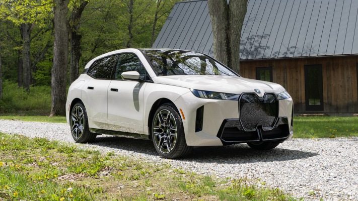 BMW iX xDrive45 USA Version 2026. Desktop wallpaper