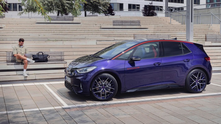 Volkswagen ID.3 GTX Fire Ice 2025. Desktop wallpaper