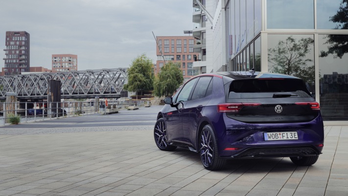 Volkswagen ID.3 GTX Fire Ice 2025. Desktop wallpaper