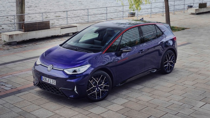 Volkswagen ID.3 GTX Fire Ice 2025. Desktop wallpaper