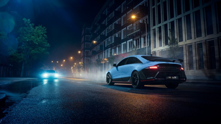 Hyundai IONIQ 6 N 2026. Desktop wallpaper