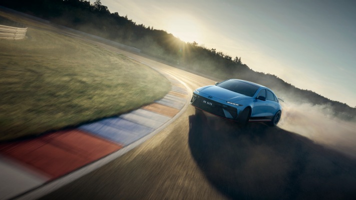Hyundai IONIQ 6 N 2026. Desktop wallpaper