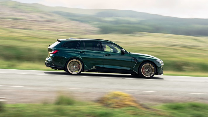 BMW M3 CS Touring UK Version 2025. Desktop wallpaper