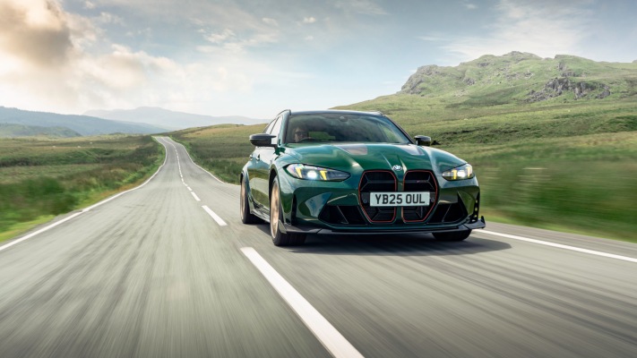 BMW M3 CS Touring UK Version 2025. Desktop wallpaper