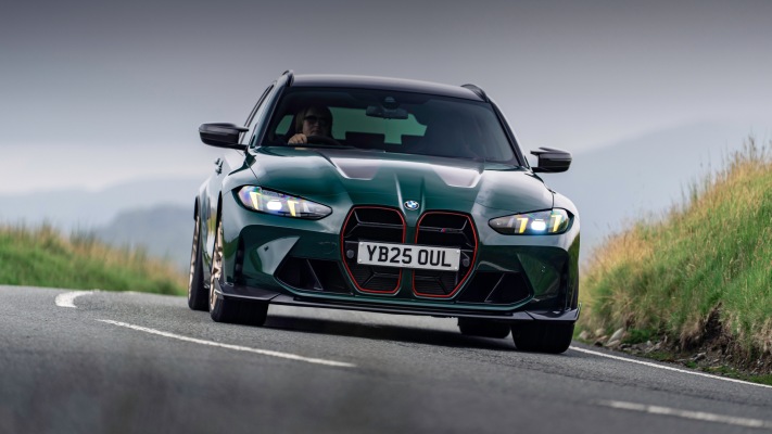 BMW M3 CS Touring UK Version 2025. Desktop wallpaper